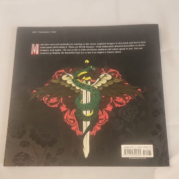 Tattoo Art Coloring Book - Picture 2 of 8